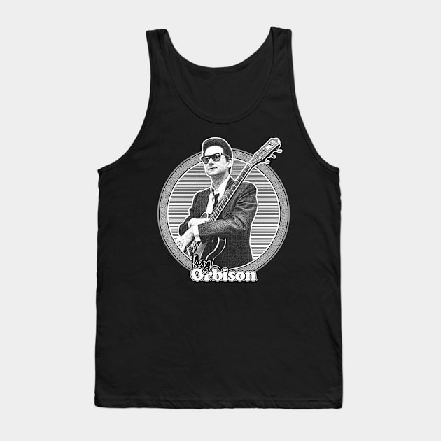 Roy Orbison // Vintage Aesthetic Design Fanart Tank Top by DankFutura